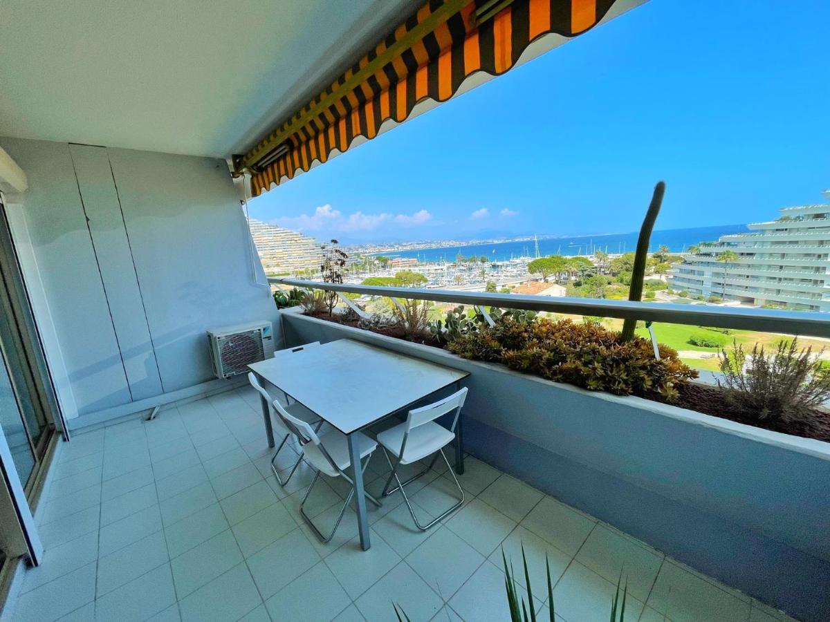 #901 Marina Riviera Bay - Studio Vue Mer Et Port Panoramique Вильнёв-Лубе Экстерьер фото