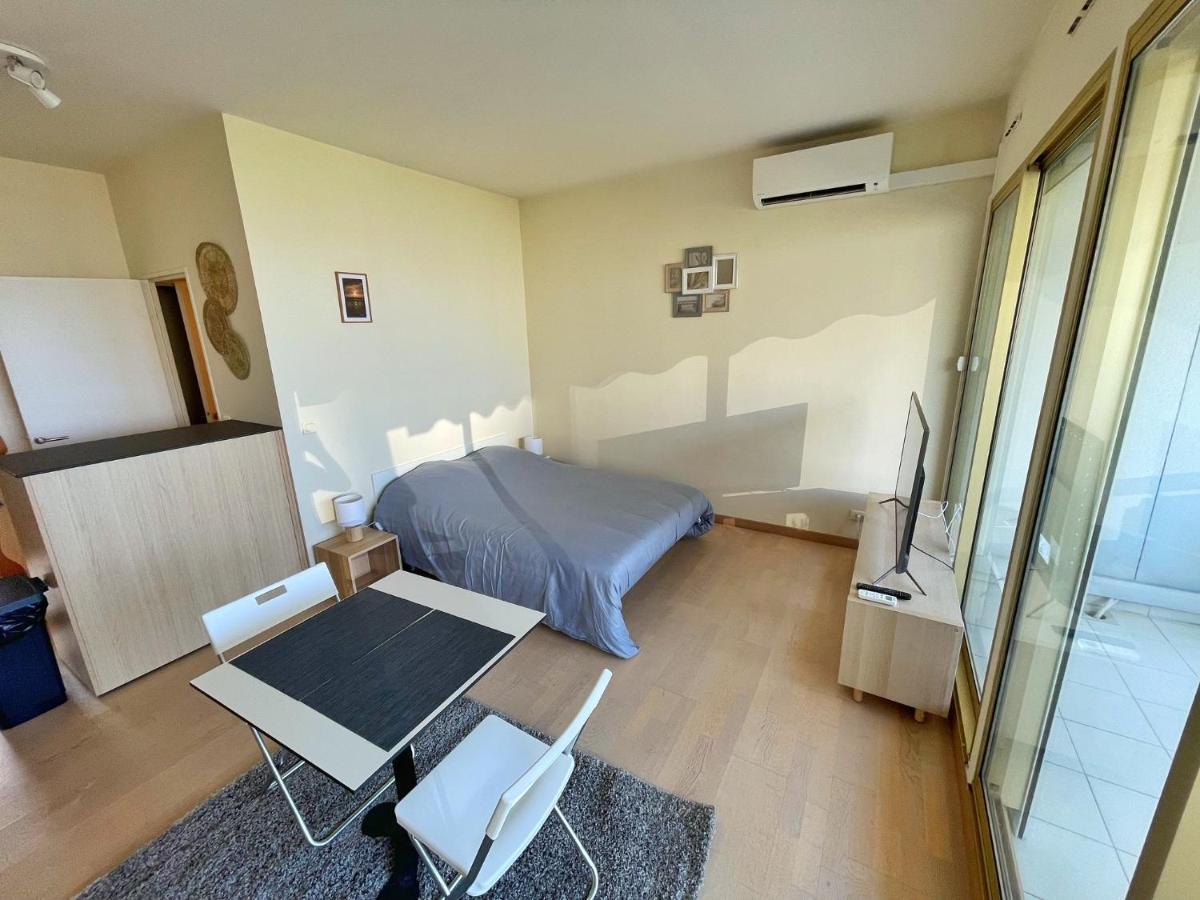 #901 Marina Riviera Bay - Studio Vue Mer Et Port Panoramique Вильнёв-Лубе Экстерьер фото