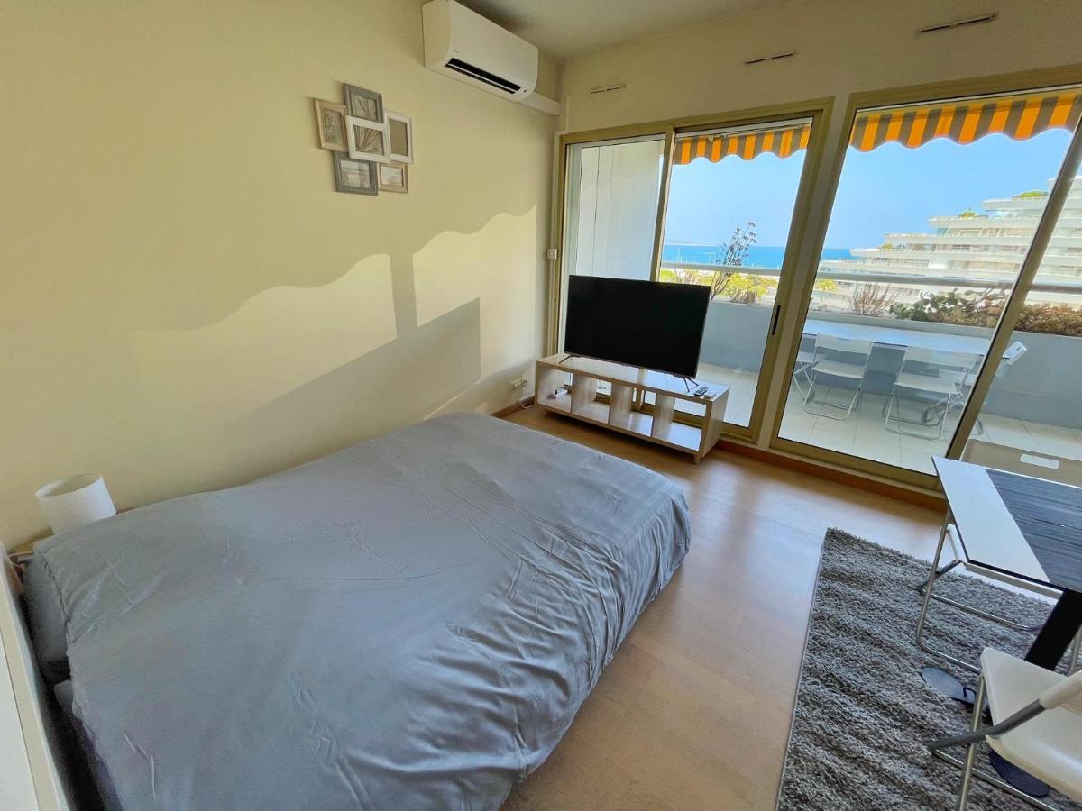 #901 Marina Riviera Bay - Studio Vue Mer Et Port Panoramique Вильнёв-Лубе Экстерьер фото